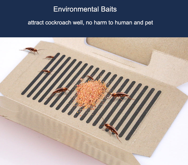 Pesthor Cockroach Glue Trap House in cardboard form for effective pest control, attract cockroaches safely