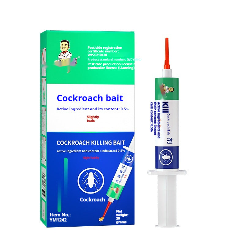 Pesthor Cockroach Killer Gel in a 29g syringe, an effective solution for eliminating cockroaches