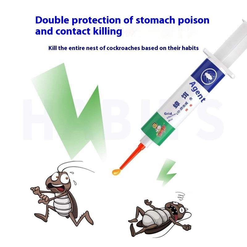 Pesthor Cockroach Killer Gel in syringe form for effective cockroach control and elimination