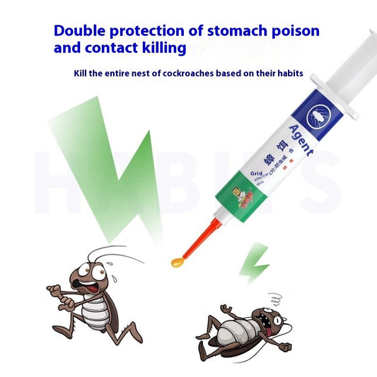 Pesthor Cockroach Killer Gel in syringe form for effective cockroach control and elimination