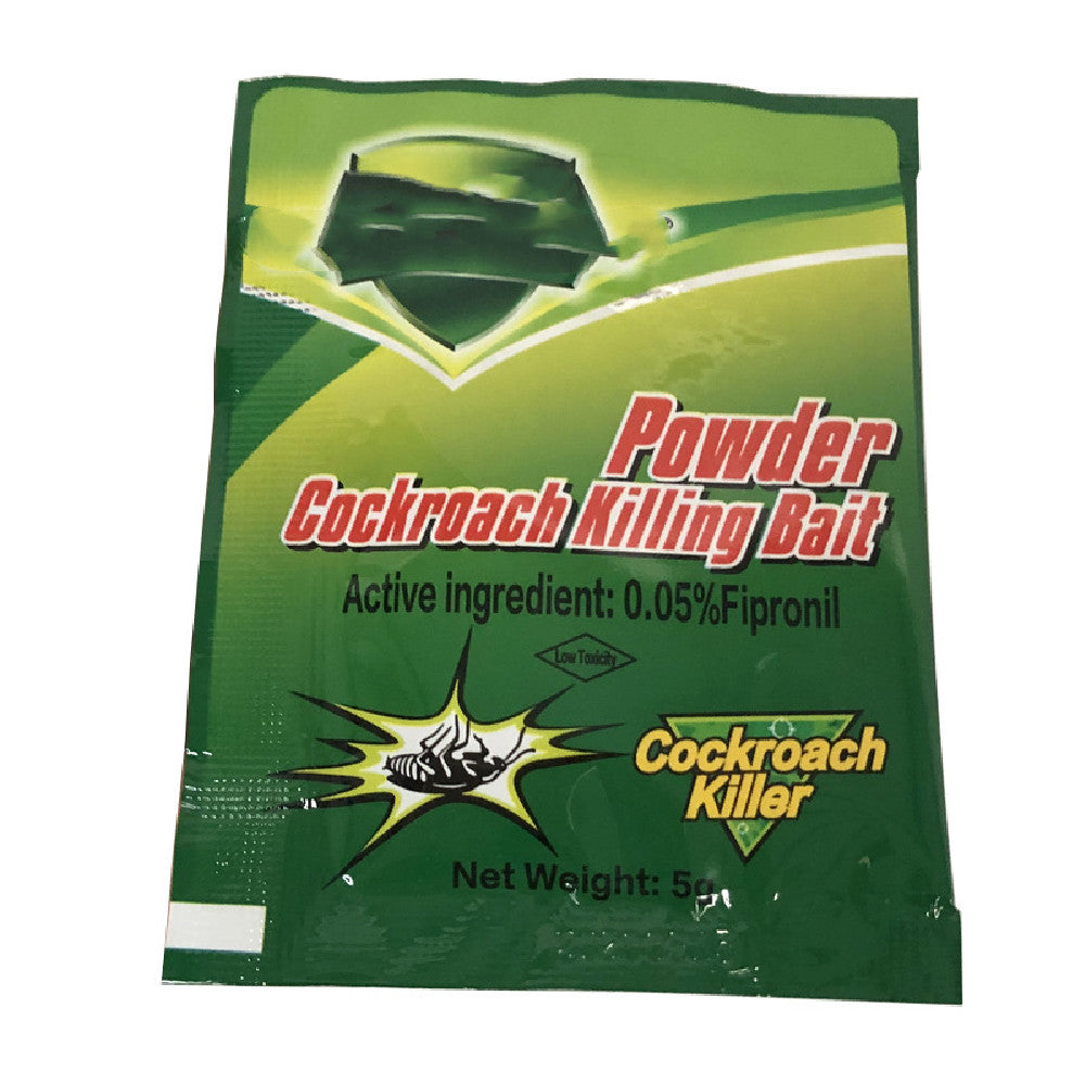Pesthor Cockroach Killing Bait Powder, 5g package, with 0.05% Fipronil for effective roach control