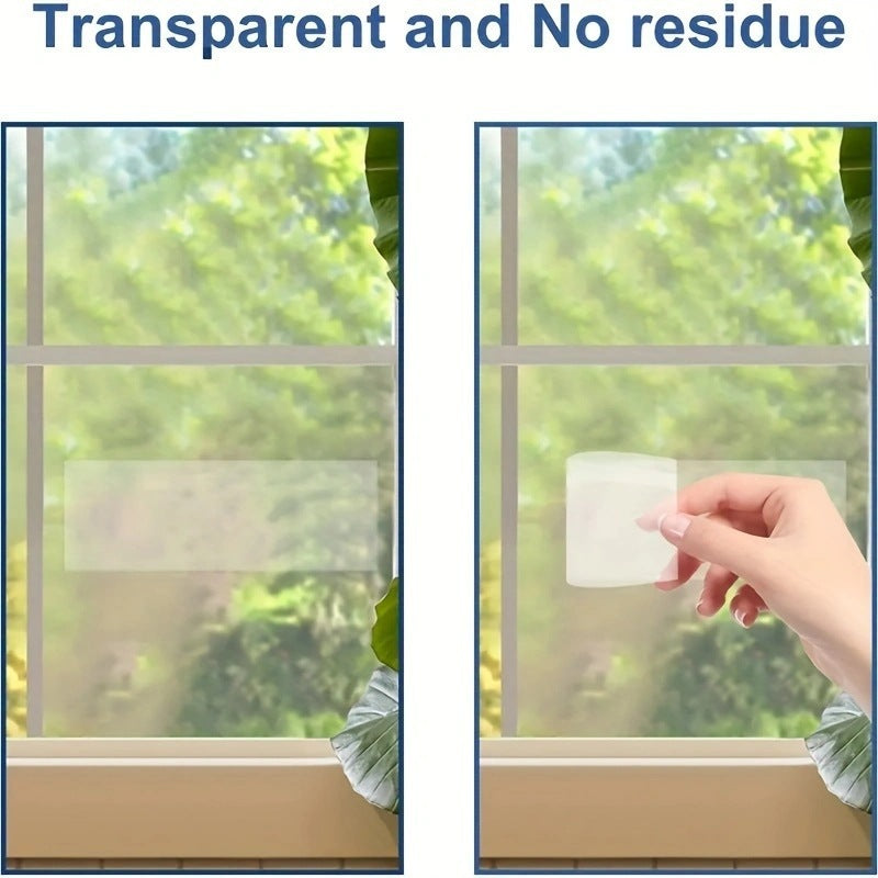 Pesthor Fly and Fruit Fly Trap, transparent adhesive design, easy to use on windows, effectively captures flies