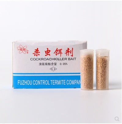 Pesthor Cockroach Powder Bait in two bottles, effective pest control for eliminating cockroaches