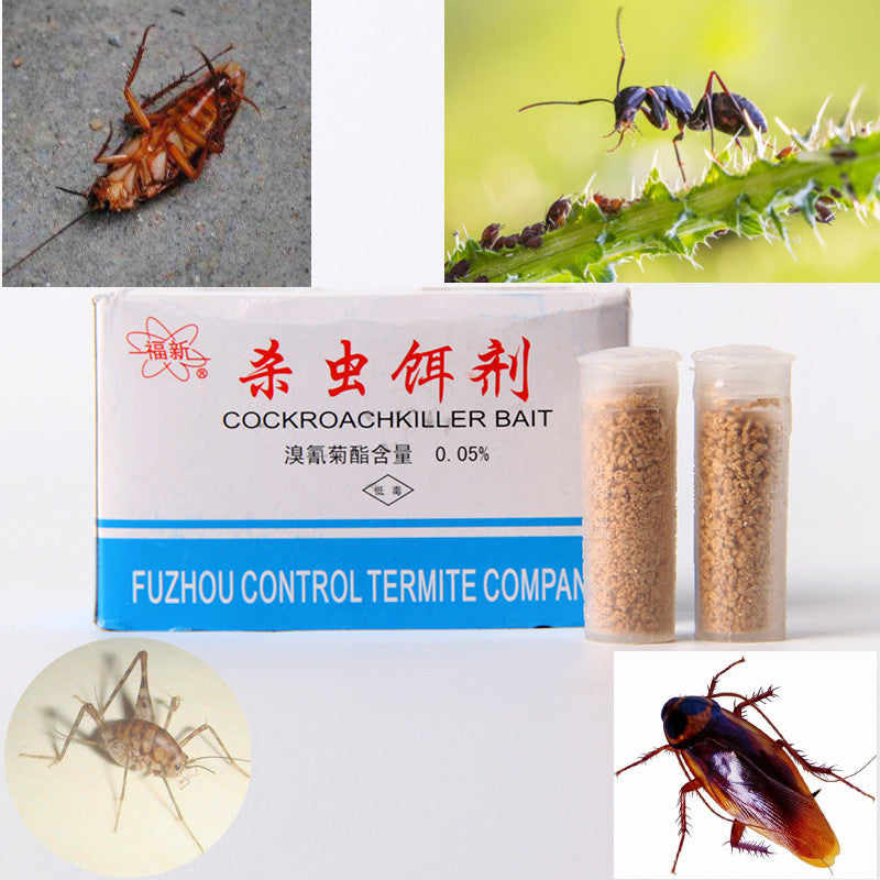 Pesthor Cockroach Powder Bait in two containers for effective cockroach control