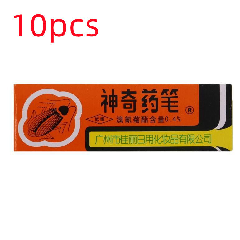 Pesthor Magic Insect Chalk Pen in a 10-piece pack for effective roach killing