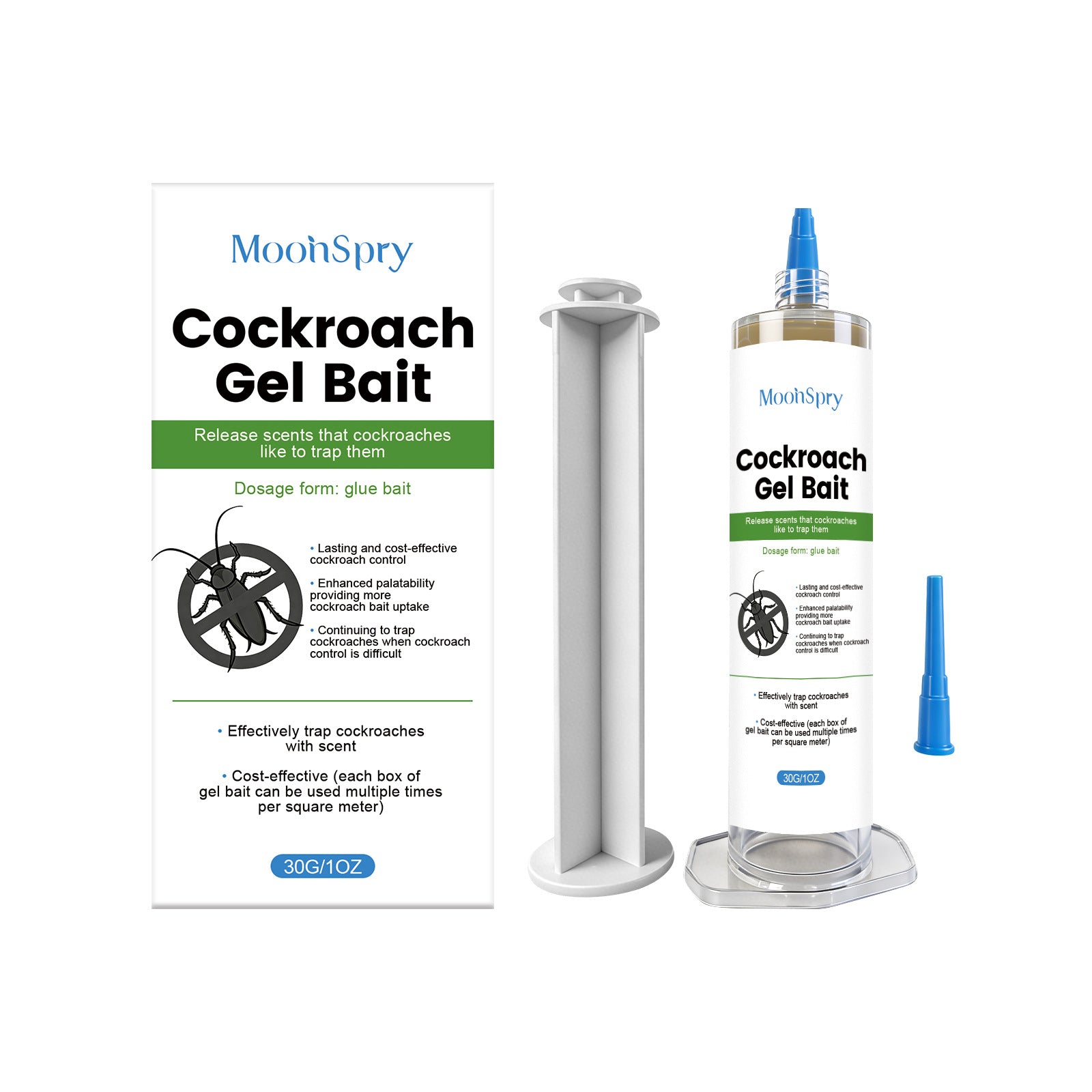 Pesthor Cockroach Gel Bait Syringe 30g designed to effectively eliminate cockroaches and prevent infestations