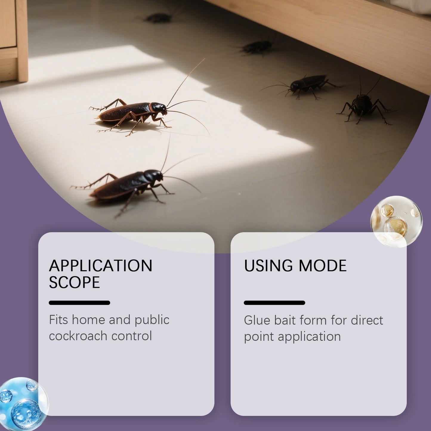 Pesthor Cockroach Gel Bait Syringe in 30g for effective cockroach control in homes