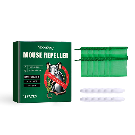 MoonSpry Mouse Repellent Pills in a 12-pack with peppermint oil for effective pest control