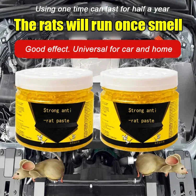 Pesthor Mouse Repellent Cream in 500g jars for effective rodent deterrent in homes and cars