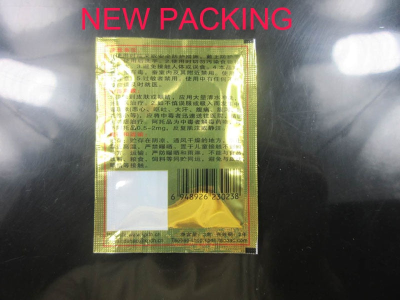 Pesthor powder cockroach killing bait in gold packaging for effective roach control