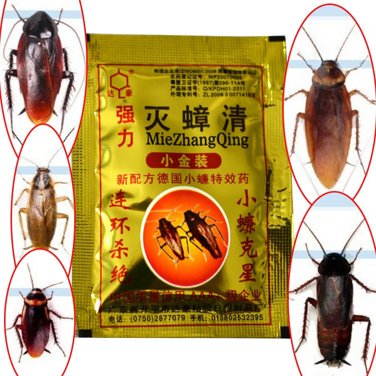 Pesthor powder cockroach killing bait in 50g pack for effective roach control