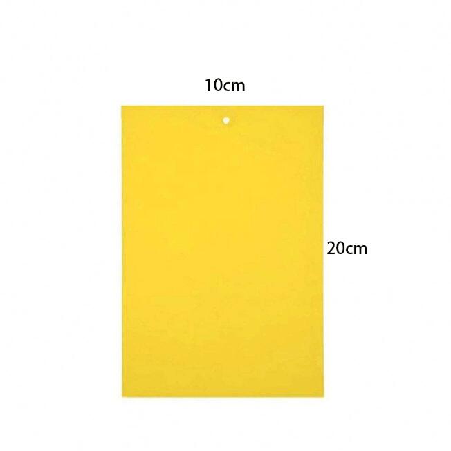 Eprolo Sticky Fly Traps 10x20cm Yellow Sheets for Effective Insect Capture